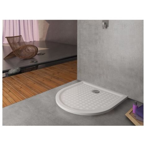 Douche à fond plat / receveur encastré MUNA avec AR 1000x1000x30mm