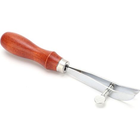 Verstellbarer Kantenfalzer aus Edelstahl, Ledertrimmer, DIY-Bastelwerkzeug-Zubehör (1/5)