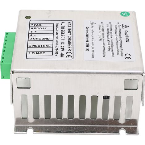 Intelligentes 12V/24V-Batterieladegerät mit automatischer Spannungserkennung, 220–240V-Wechselstrom-Motorladegerät für Auto, Motorrad und Boot (1/5)