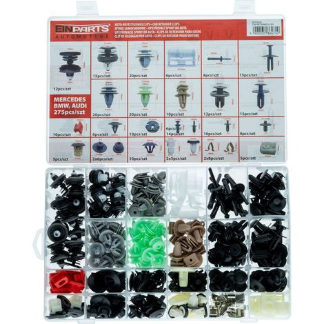 Pines y Clips Dedicados a BMW AUDI - Juego de 308 uds. (1/4)
