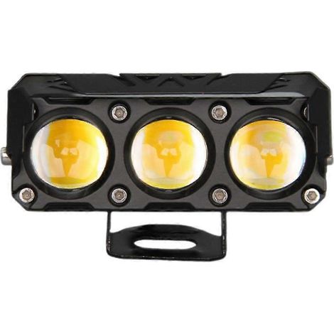 Phares de moto à LED bicolores, phares et feux de position, phares de moto étanches IP67