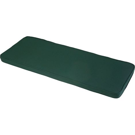 2 Seater Bench Outdoor Garden Furniture Cushion - L116 x W48 x H4 cm - Forest Green