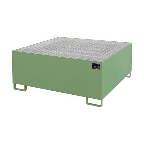 Bauer Auffangwanne AW 1000, lackiert, Resedagrün