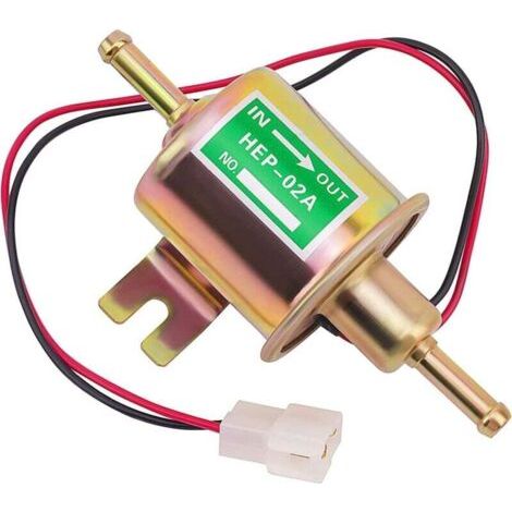 Pompe à essence électrique universelle d'essence diesel 12V HEP-02A HEP02A à basse pression Pompe à carburant électrique universelle 12 V pour Most Car Carburetor Motorcycle，Modification de voiture, b