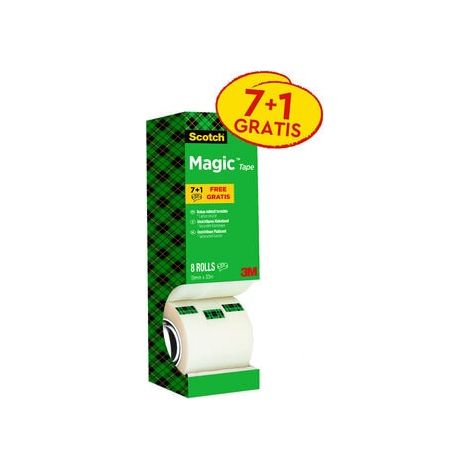 3M 8-1933R8 cinta adhesiva Apto para uso en interior 33 m Transparente (1/5)
