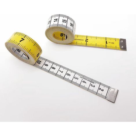 ruban Mesurer 150 Cm Doux Souple Petit Prix Sur Mesure Pour Tissu, Mesure Corps, Le Tour De Poitrine, Tour De Taille (1/3)