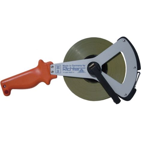 RICHTER, 414W-V/50M, Telaio verniciato metro acciaio Metri presto B Accuratezza II, 50m, bianco (1/2)
