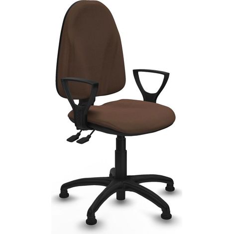 Sedia da Ufficio Piqueras y Crespo BFN01RT Marrone scuro (1/5)