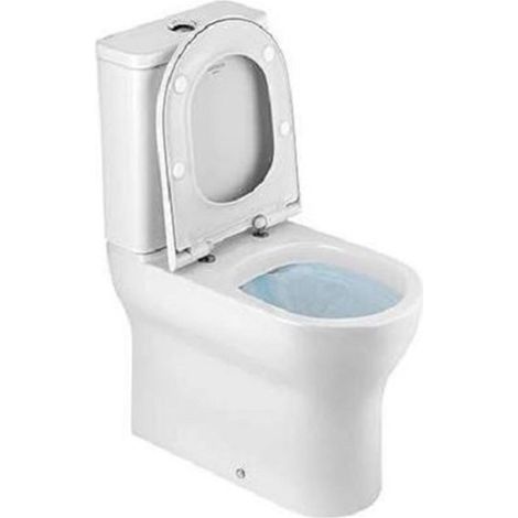 Pack WC WINNER CONFORT Rimflush - cuvette SV + réservoir + abattant blanc brillant