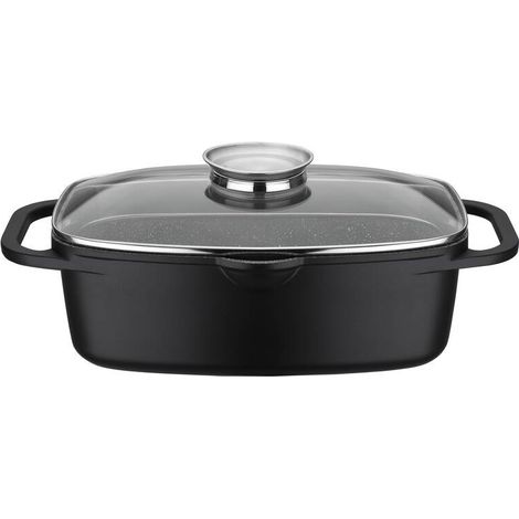 GSW Gourmet Granite Induction Casserole Dish - 6 L (1/4)