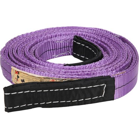 5 m x 30 mm Polyester-Hebegurt, Industriekran-Hebegurt, Lila (1/5)