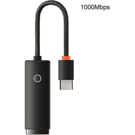 10/100 Mbit/s USB-C auf RJ45 Ethernet-Netzwerkadapter, USB-A-Stecker, schnelle kabelgebundene Verbindung, kompatibel mit PC- und Mac-Laptops.