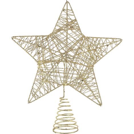 Étoile pour sapin de Noël, décoration pour sapin de Noël, ornement de sapin de Noël (1/5)