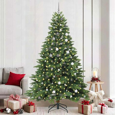 vidaXL Árbol de Navidad artificial con 300 LED Verde 240 cm PE y PVC (1/5)
