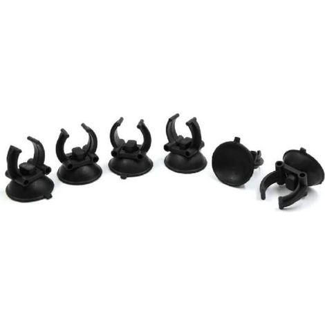 Saugnapfhalterungen für Aquarien, Abmessungen 20 mm x 25 mm x 35 mm, stabile Befestigung für Schläuche oder Aquarienzubehör
