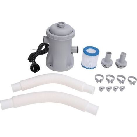 VURAHOME – 330-Gallonen-Poolfilterpumpe (24 V), Reinigung und Umwälzung, kompatibel mit 220–240 V (1/5)