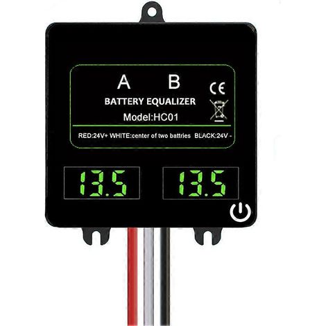 Équilibreur de batterie pour batteries plomb-acide à deux cellules HC01-SW, régulateur de tension et chargeur de batterie plomb-acide (1/5)