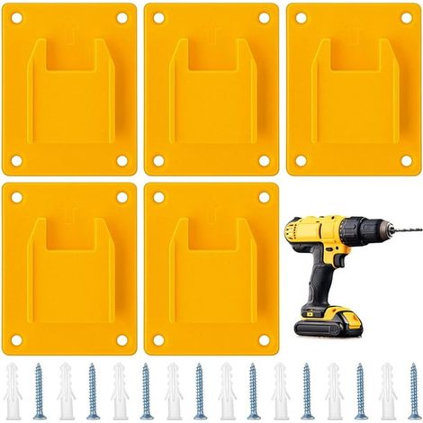 Support d'outil en 5 pièces compatible avec les perceuses Dewalt 20 V et 12 V, et également compatible avec le porte-outil Milwaukee M18 (1/5)