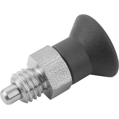 KIPP Arretierbolzen ECO kurze Ausführung Gr. 3 M16 x 8 Form A O. Rastnut O. Kon. (1/3)