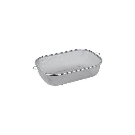FPLUS colador escuridor c/patas 24.5 cms. , Sus patas permiten una sujeción óptima en cualquier tipo de superficie.
Fabricado en acero inoxidable.
Malla inoxidable 5 hilos por c