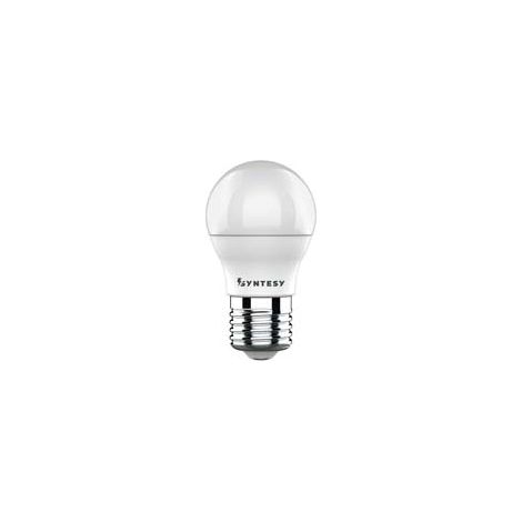 LAMPADA LED SFERA OPALE E27- - 4.9w - E27 - 2700  °K calda - 470 lm - cl. en.F - 10 pezzi SYNTESY