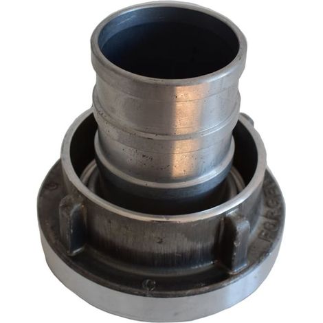 Raccord Storz C 50mm en Aluminium - Accouplement Pompier Robuste et Étanche pour Tuyaux, Conception Durable Conforme Norme DIN 52-C pour Industrie, Pompiers, Agriculture et Protection Civile