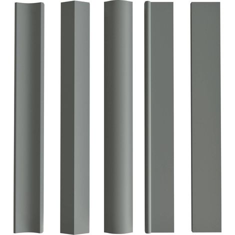 Carrelage mural faience effet graphique FACES - Hill - 40x5cm Steel blue - Mat - boîte de 0.60 m2 - Gioia Materia