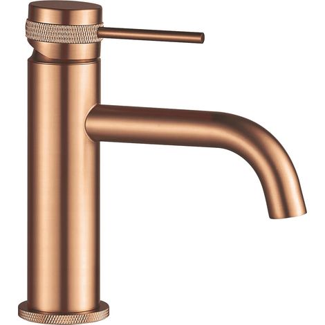 WASCHBECKENARMATUR REA LUNGO GRIP BRUSH COPPER LOW