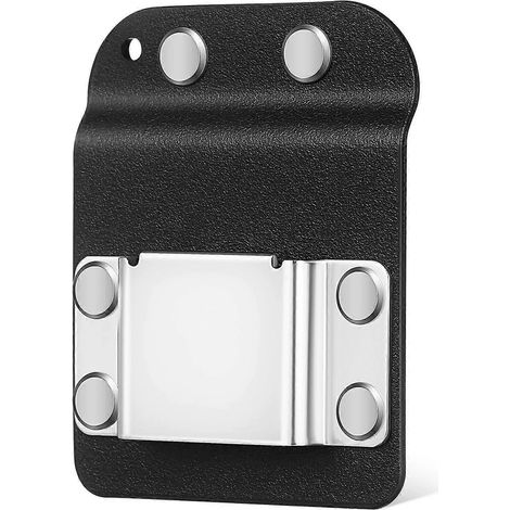 Clip de ceinture pour porte-mètre ruban, acier inoxydable et nylon, organisation sécurisée de la ceinture à outils pour la construction et le bricolage (1/5)