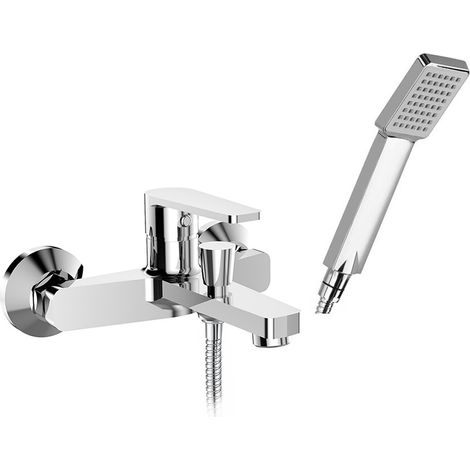 Miscelatore vasca con duplex cromato serie Recta (1/5)