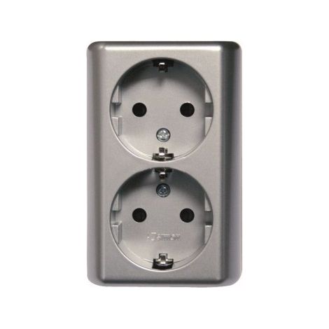 DOBLE BASE MONOBLOC SUPERFICIE ALUMINIO - SIMON BRICO