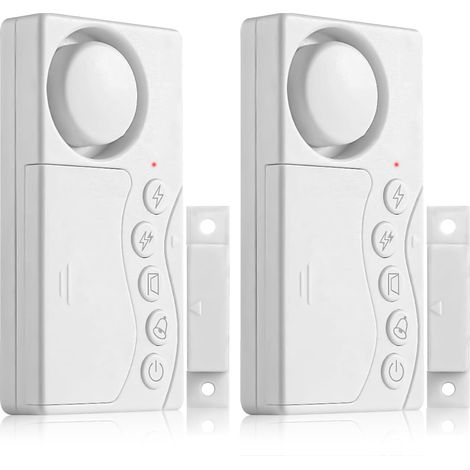 Einfacher Diebstahlalarm für Türen und Fenster, Kühlschranktür-Erinnerung, Alarm für Türen und Fenster. (1/5)