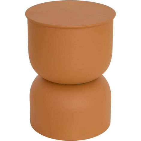 Beistelltisch Palomba ockerfarben 31x31x41,8cm - Atmosphera créateur d'intérieur