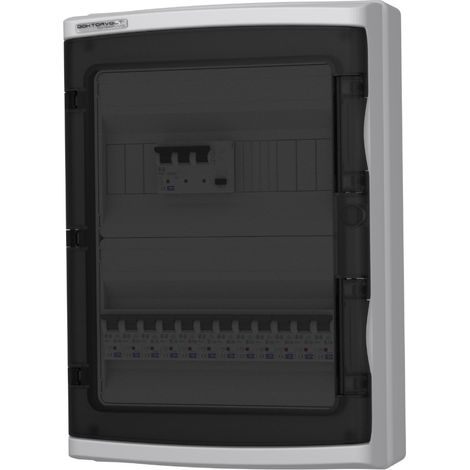 Tableau modulaire HI-S/FI avec disjoncteur différentiel / de surintensité IP65 Doktorvolt DV-9122-HI (1/3)