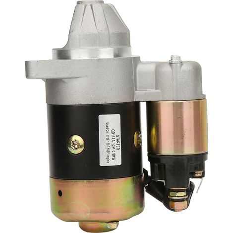 Pompe à eau 12V 0,8 kw/moteur Diesel/essence démarreur moteur électrique Rotation inverse