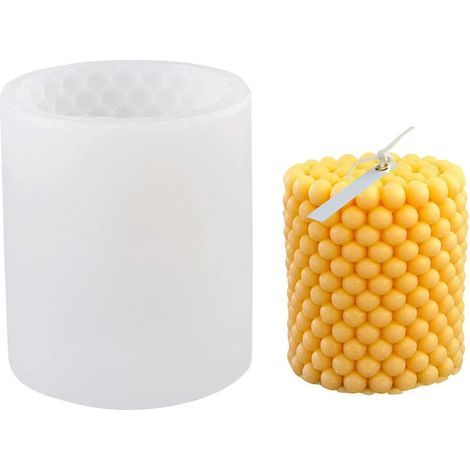 Silikon-Kerzenform, DIY-3D-Kerzenform, Blasenkerzenform, langlebige, flexible Kerzenform (1/5)