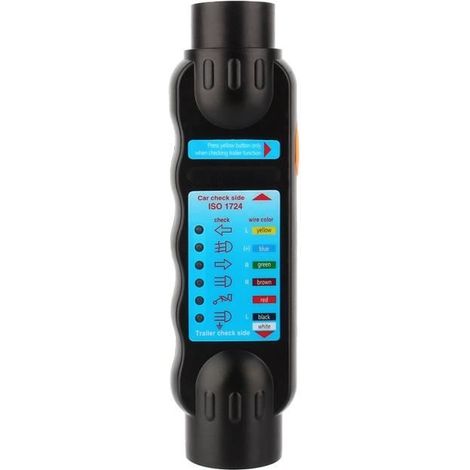 7-poliger 12V-Stecker für Anhängerkupplung (schwarz) – Diagnosegerät – YEA (1/4)
