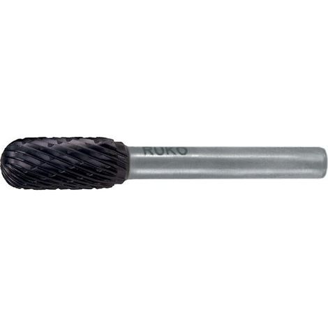 Fraise lime carbure TICN cylindrique cyl. bout rond. C d.8 mm - 116021TC - RUKO - RUKO GMBH