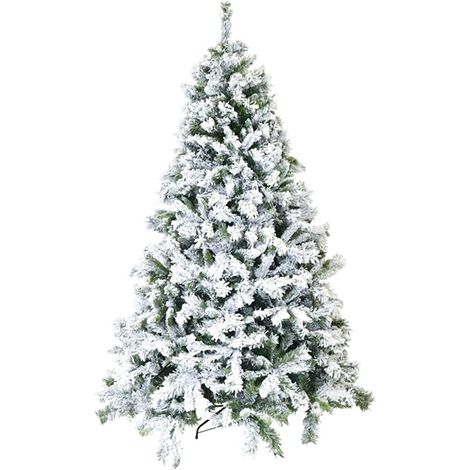 Weihnachtsbaum "Royal verschneit" aus hochwertigem PVC + Flock -180 cm