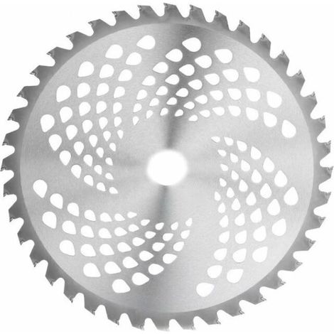Lame de débroussailleuse carbure 40 dents, alésage 1″, 10″ x 1,5 x 255 x 25,4 mm – DELKEVIC (1/2)
