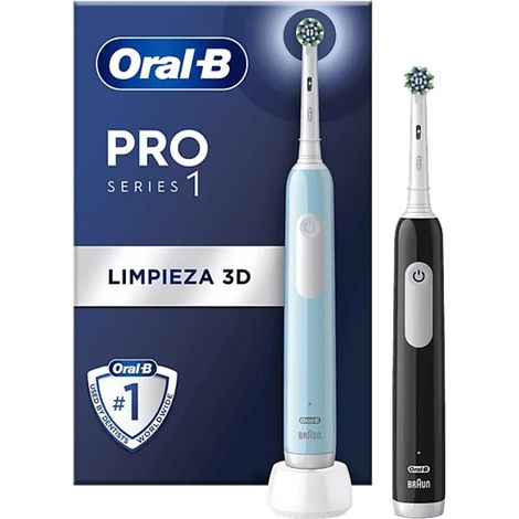 Oral-B - Brosse à dents électrique Pro Series 1 CrossAction, noir/bleu 8006540789193