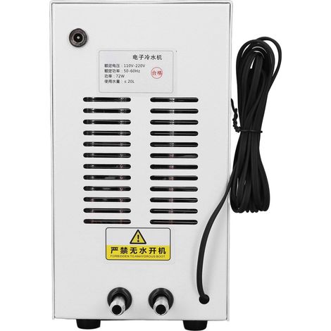Refroidisseur de réservoir d'eau 72W, refroidissement Constant, contrôleur de température d'aquarium 20L avec tuyau et pompe (1/5)