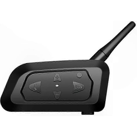 Casque moto Bluetooth sans fil avec oreillette intégrée, autonomie exceptionnelle de 200 heures, étanche, radio FM intégrée et assistant vocal intégré, kit intercom pour casque (1/5)