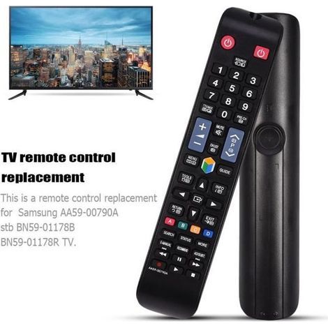 Télécommande Universelle Fit Pour Samsung Aa59-00790a, Télécommande De Remplacement Pour Téléviseur Compatible Avec Sumsung St-Ywey