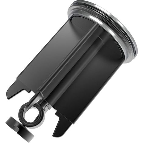 Premium Bonde de lavabo chromée de 40mm – pour Salle de Bain - Bouchon d'évier Universel pour lavabo et Bidet - Réglable en Hauteur, Inoxydable et Anti-calcaire - Qui va Parfaitement Lefou (1/5)