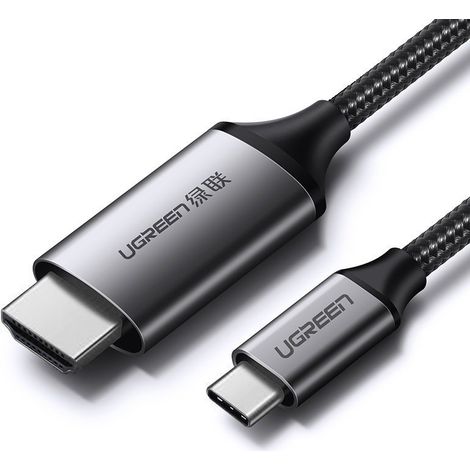Cavo adattatore da HDMI a USB-C 4K 60Hz da 1,5 m, nero-grigio (1/5)