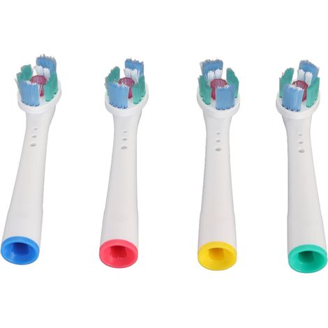 Lot de 4 têtes de brosse à dents électriques rechargeables, compatibles avec la plupart des manches Oral-B et Braun. (1/5)