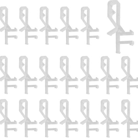 12-piece set of in-stock decorative clips for wooden louvers with grooved back. (1/5)
