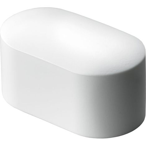 Hettich Fußkappe für ovale Rohre 20 x 38 mm weiß Kunststoff, 4 Stück Möbelfüße