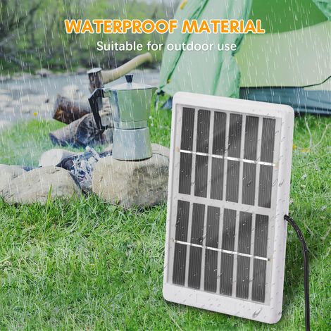 Hocheffizientes, tragbares 1,2-W-6-V-polykristallines Solarmodul mit Micro-USB-Anschluss